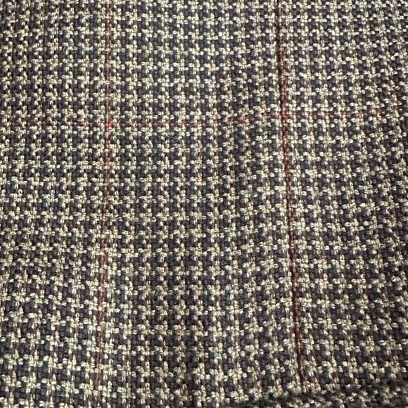 Ermenegildo Zegna for Neiman Marcus Mens 44 Cashmere Brown Houndstooth Blazer - Picture 9 of 14
